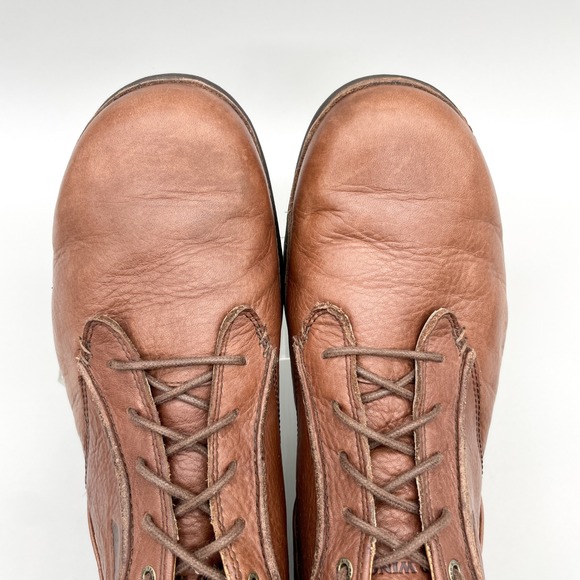 Red Wing Mens 12 B Brown Leather Lace Up Chukka Boots Work Shoes Casual Rugged